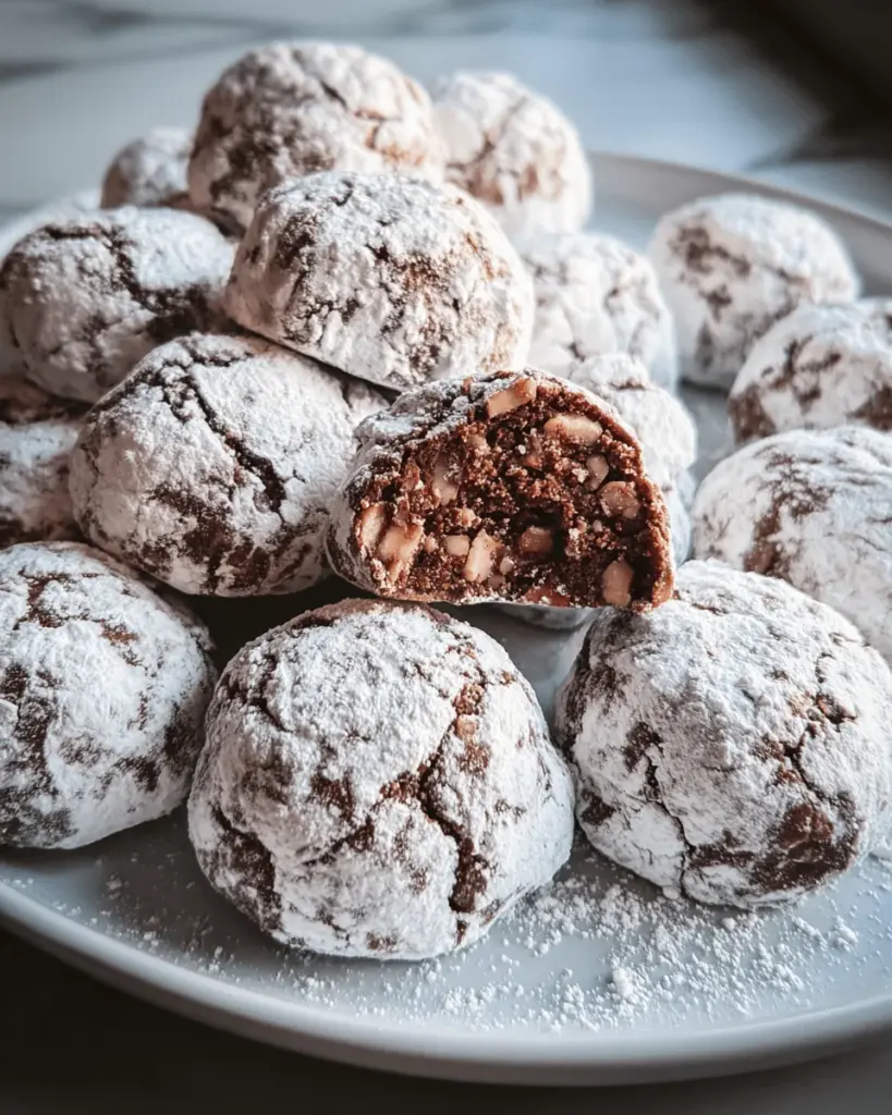 Classic Chocolate Snowball Cookies