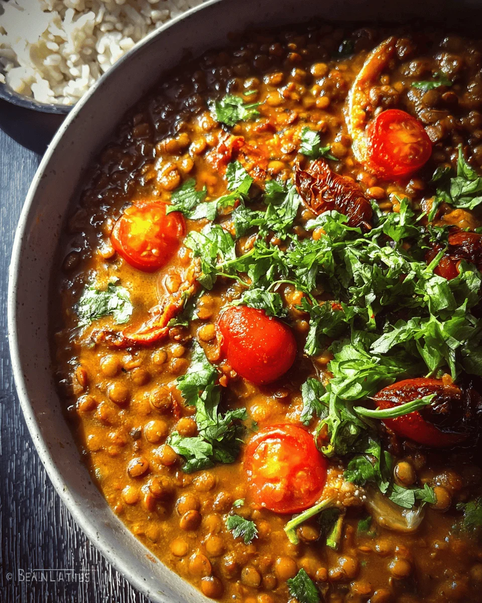 Creamy Coconut Lentil Curry Recipe