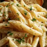 Creamy Garlic Penne Pasta