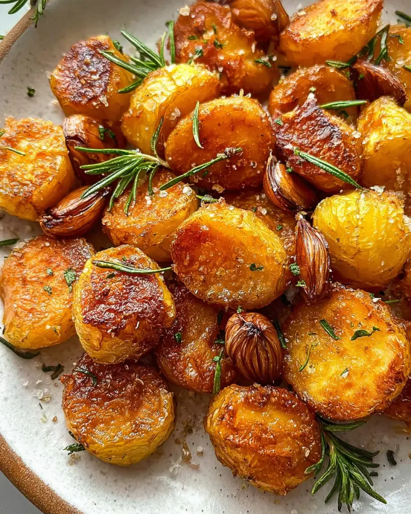Crispy Roast Potatoes with Rosemary and Garlic - Whole30