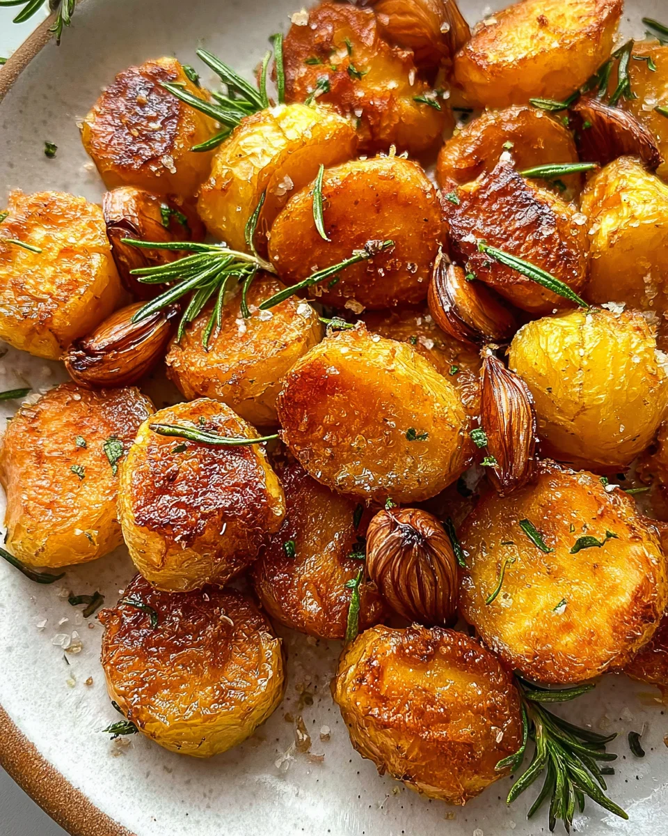 Crispy Roast Potatoes with Rosemary and Garlic - Whole30