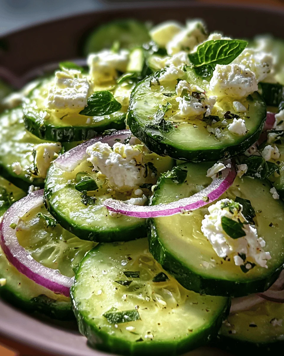 Cucumber Feta Salad