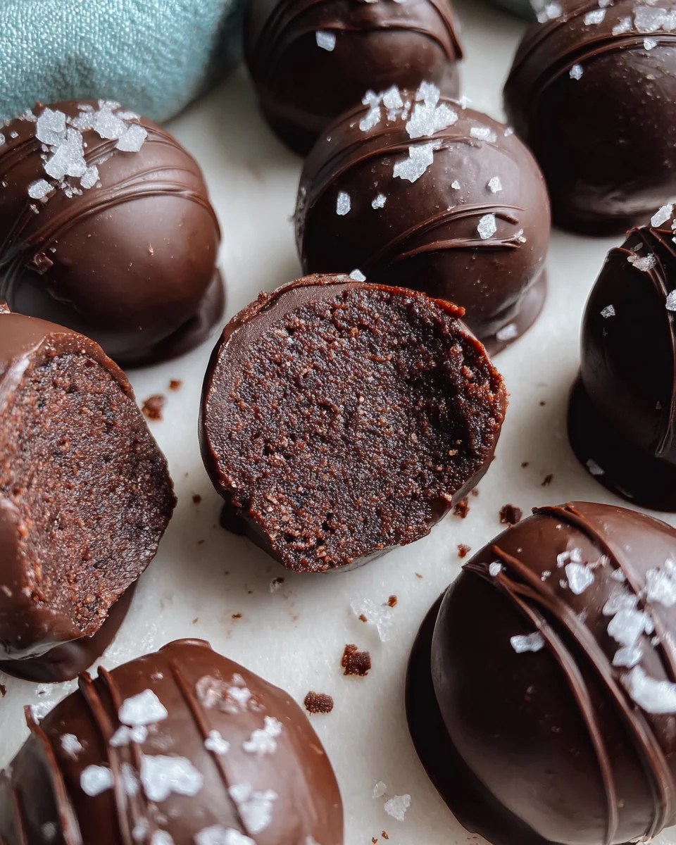 Dark Chocolate Protein Balls (No Bake, Low Carb)