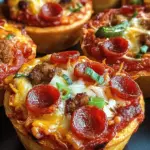 Deep Dish Pizza Cupcakes