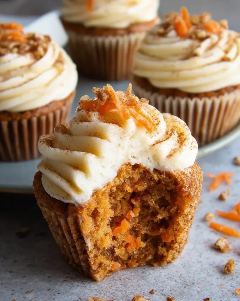 Easy Carrot Cake Cupcakes