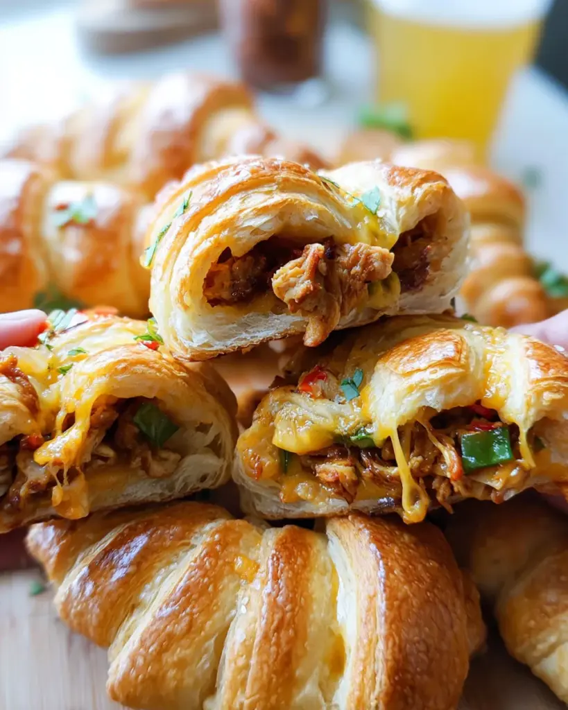 Easy Cheesy Chicken-Filled Crescents