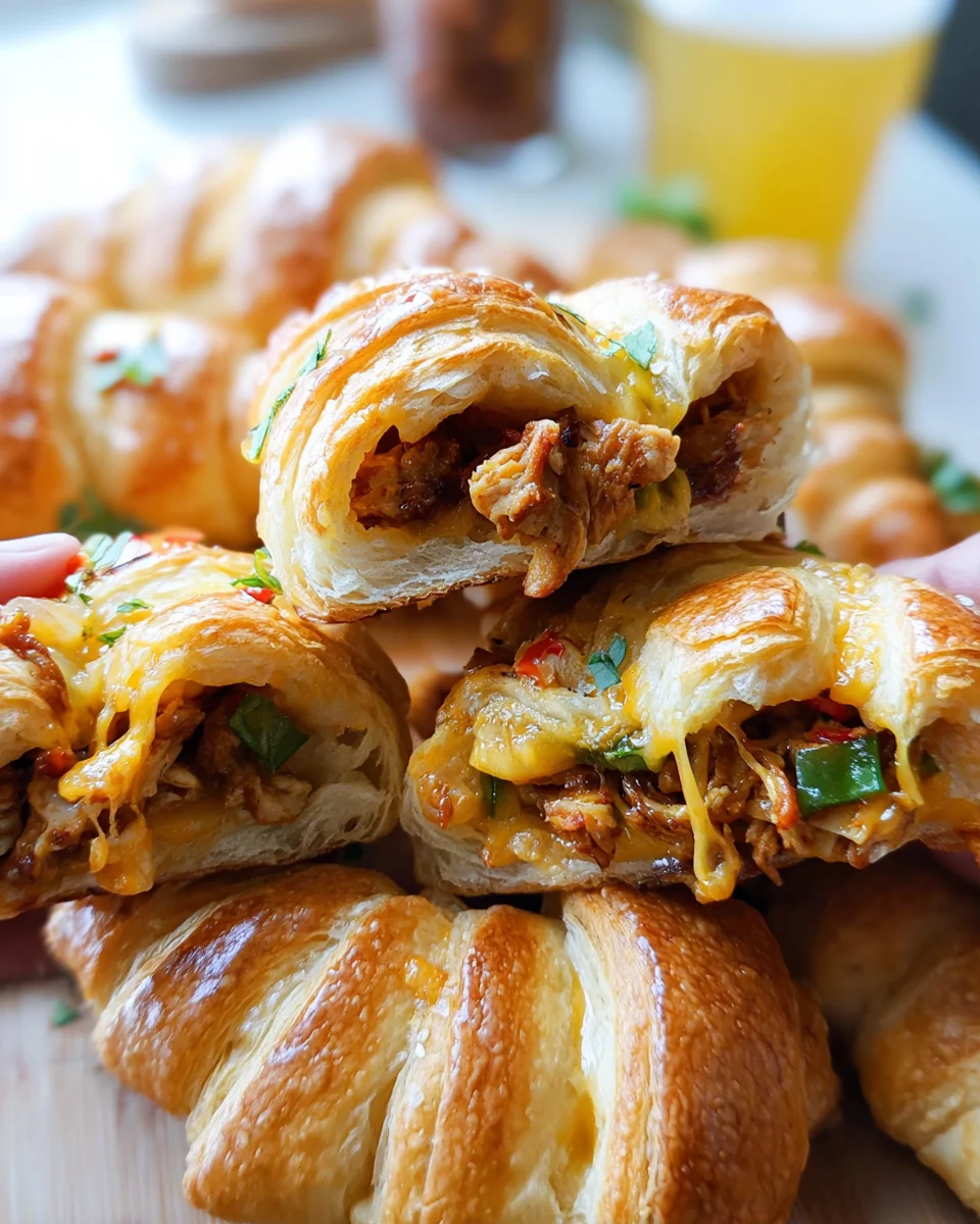 Easy Cheesy Chicken-Filled Crescents
