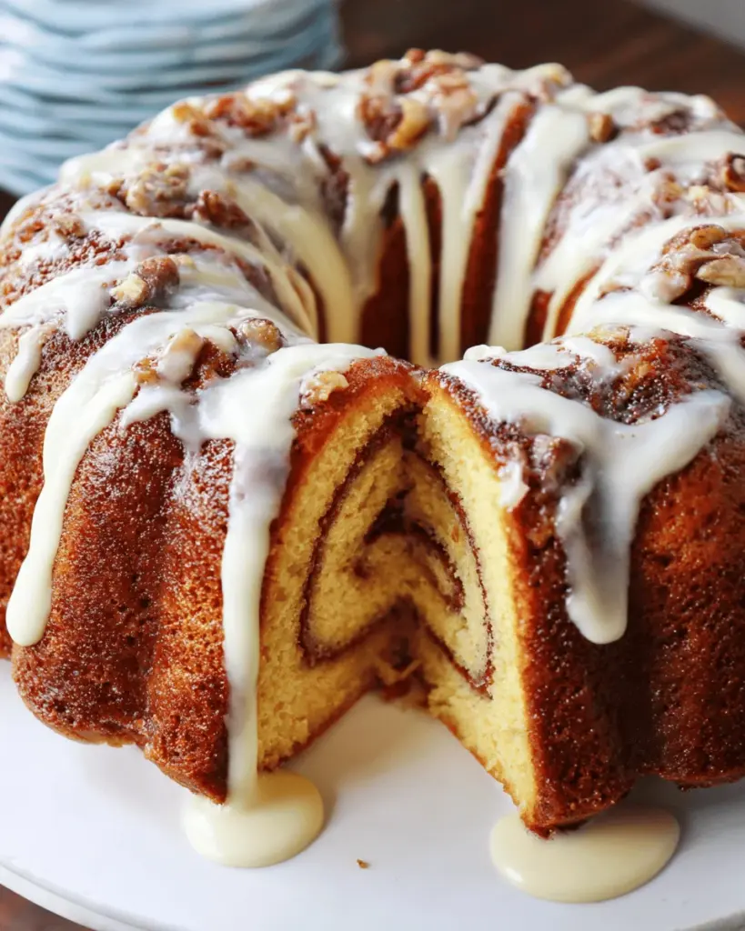Easy Cinnamon Roll Bundt Cake