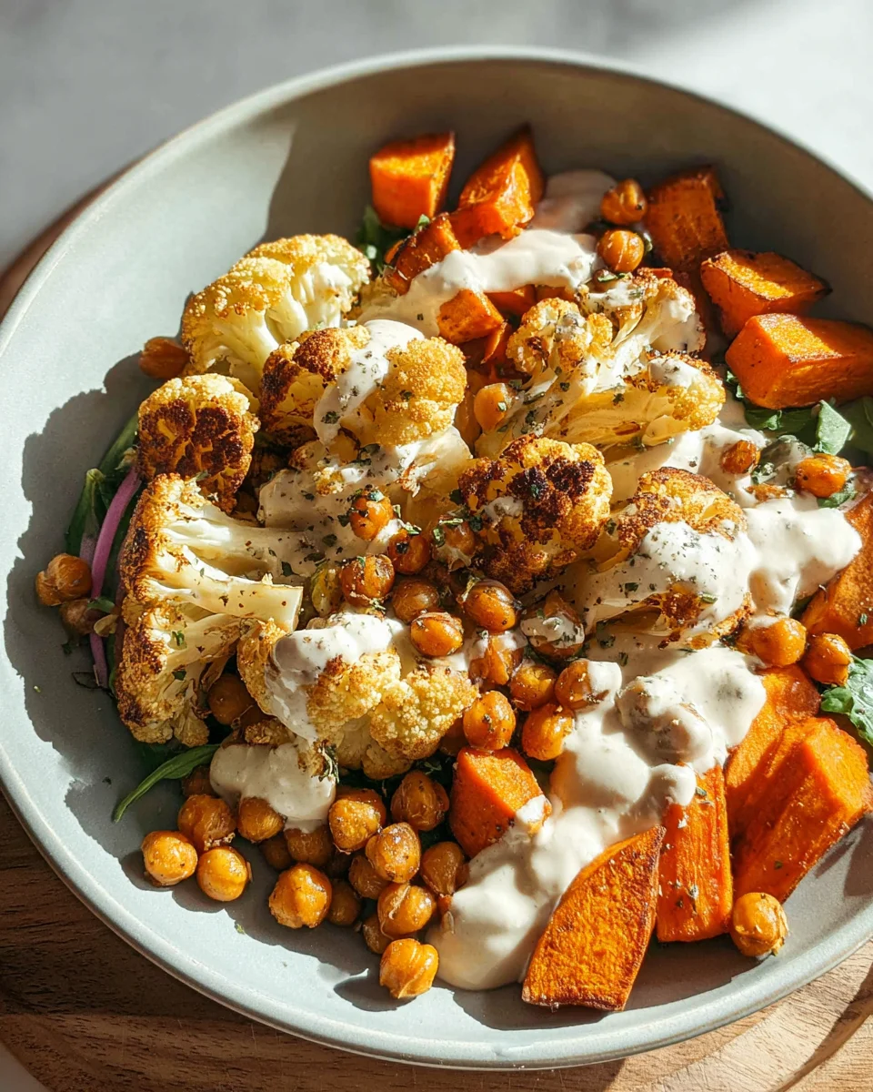 Easy Nourish Bowl Recipe with Tahini Yogurt Dressing 33 Easy