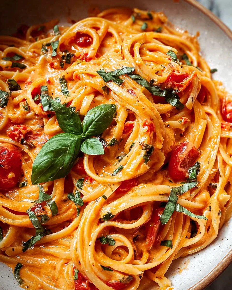 Easy One Pot Creamy Tomato Pasta