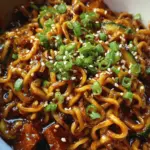 Easy Saucy Ramen Noodles