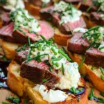 Easy Steak Crostini (with Horseradish Sauce)