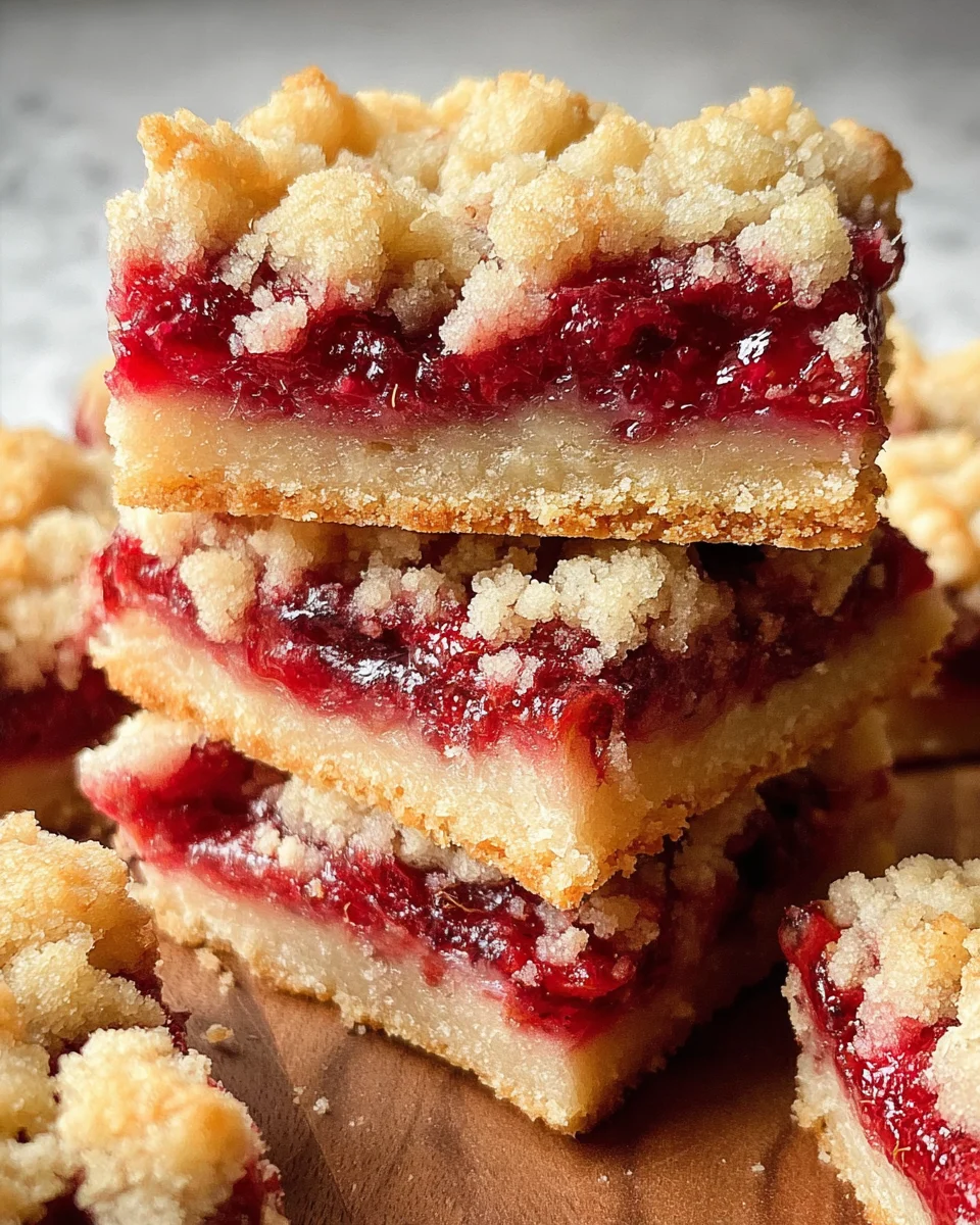 Fabulous Five Ingredient Raspberry Bars