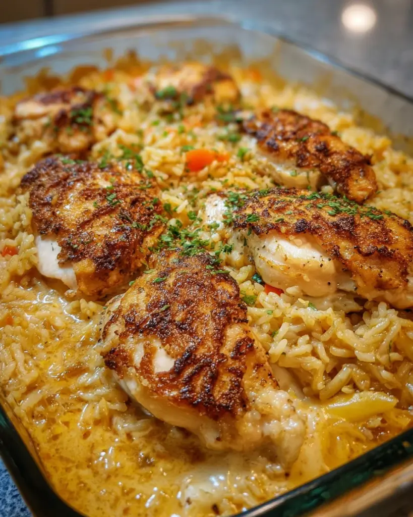 Forgotten Chicken and Rice