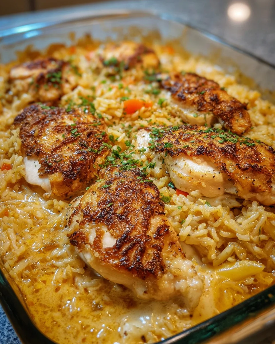 Forgotten Chicken and Rice