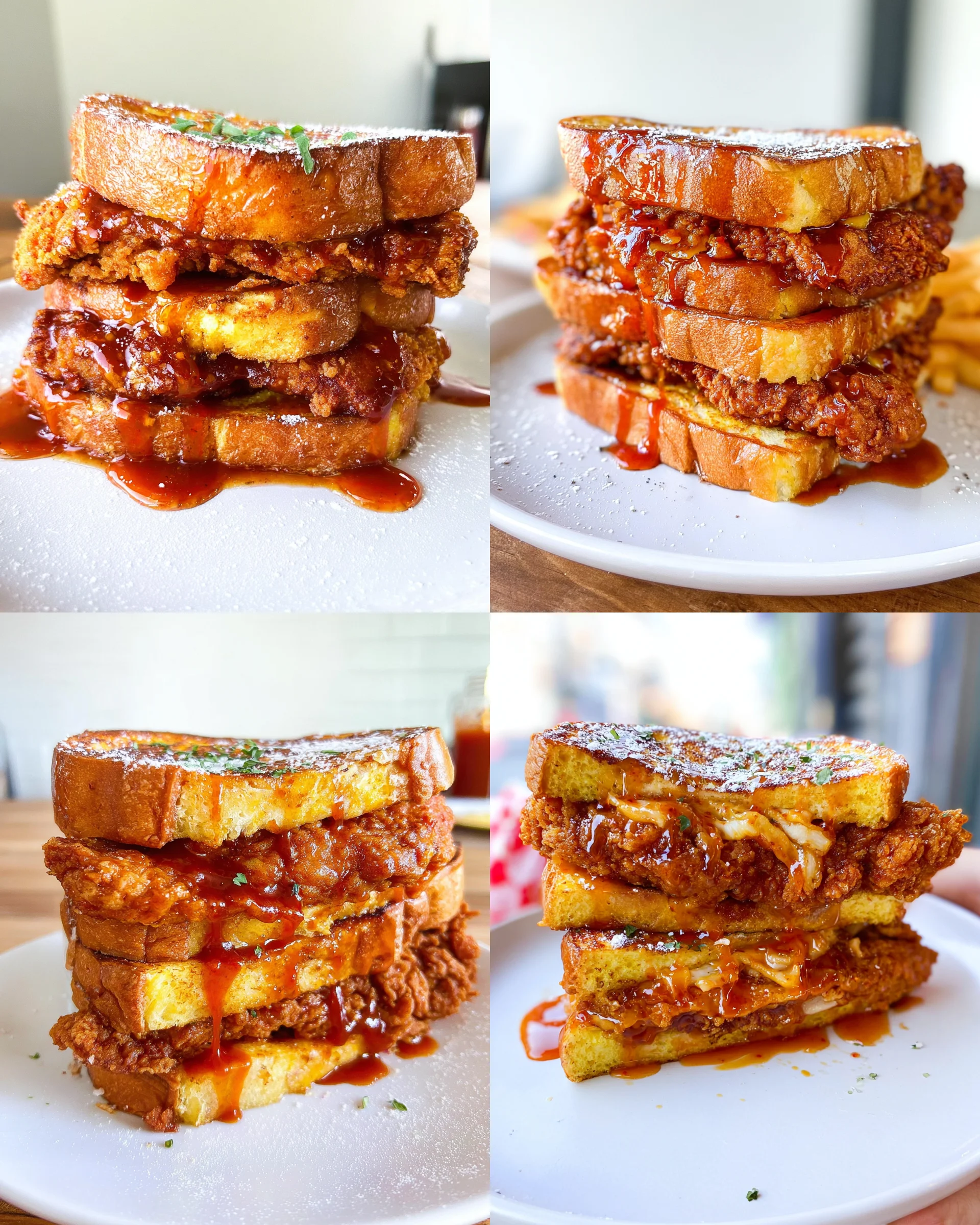 French Toast Fried Chicken Sandwich