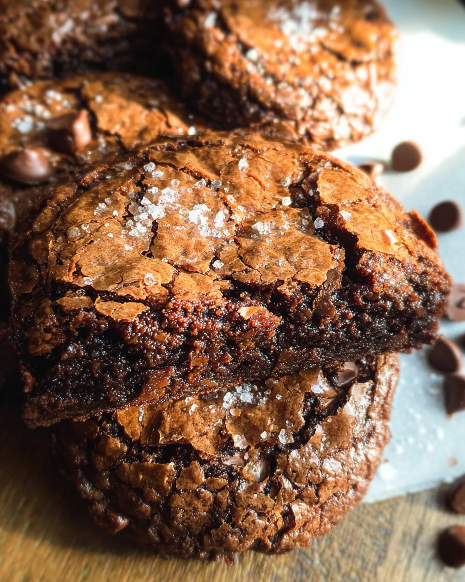 Fudgy Chewy Browkies (Brookies)