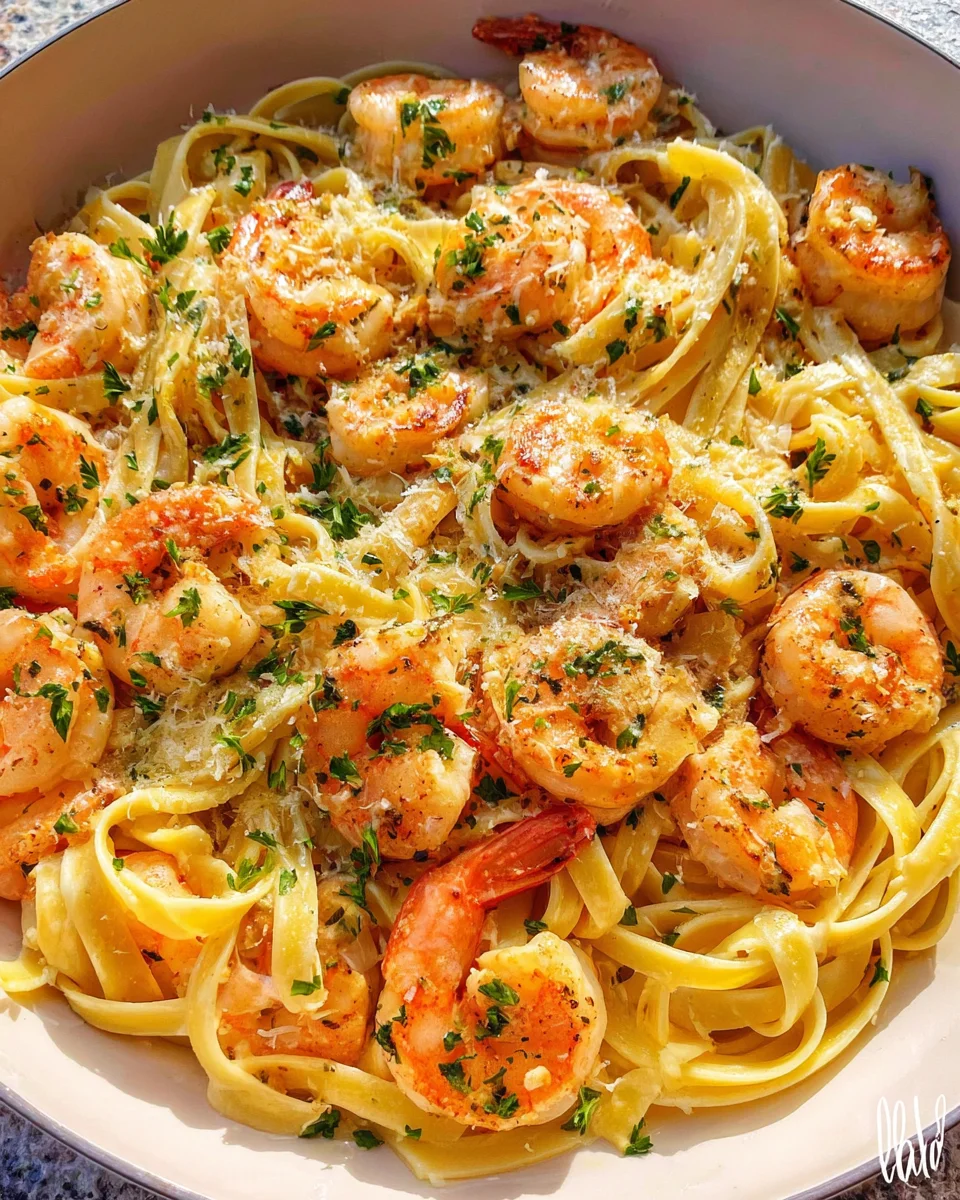Garlic Butter Shrimp Pasta