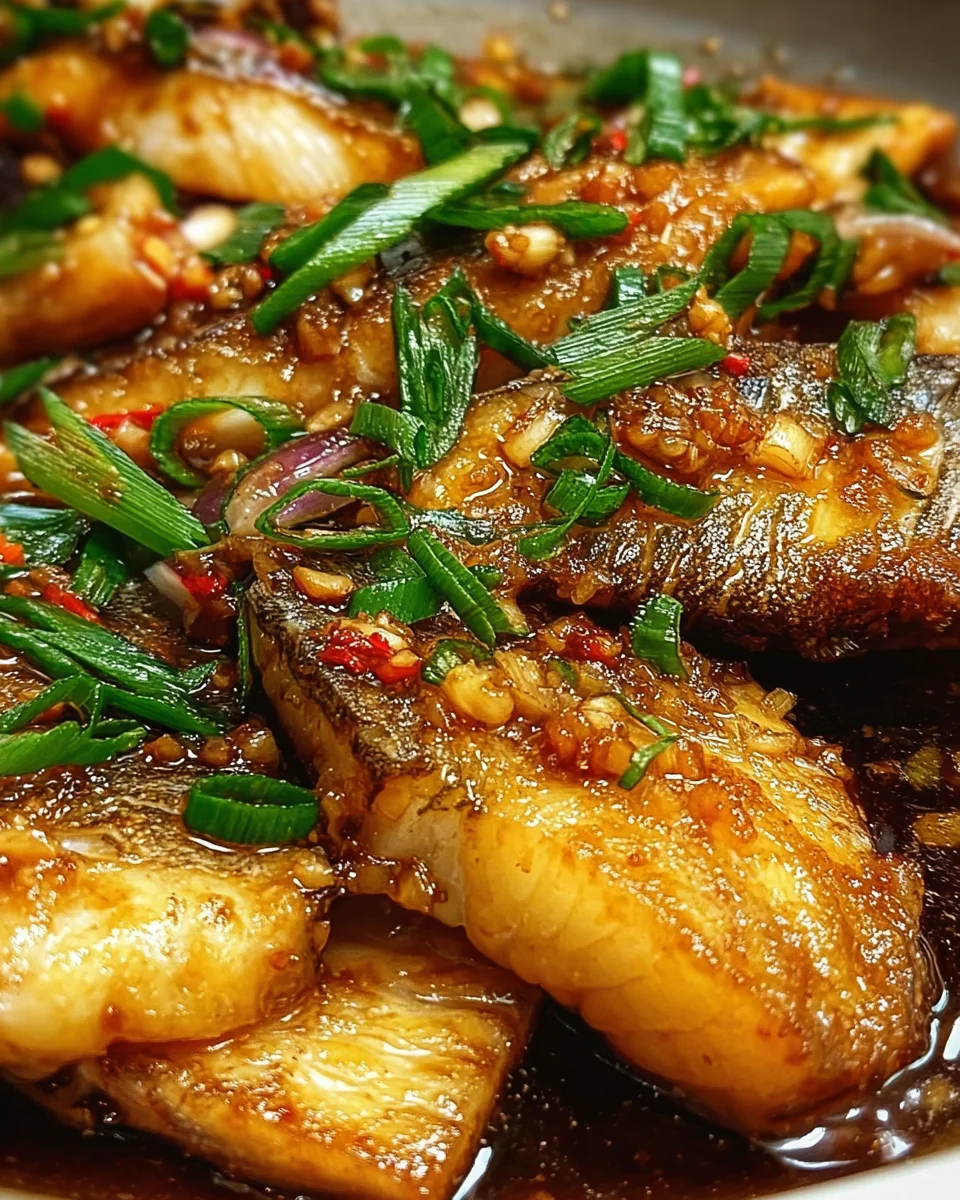 Ginger Onion Fried Sea Bass 23 Ginger