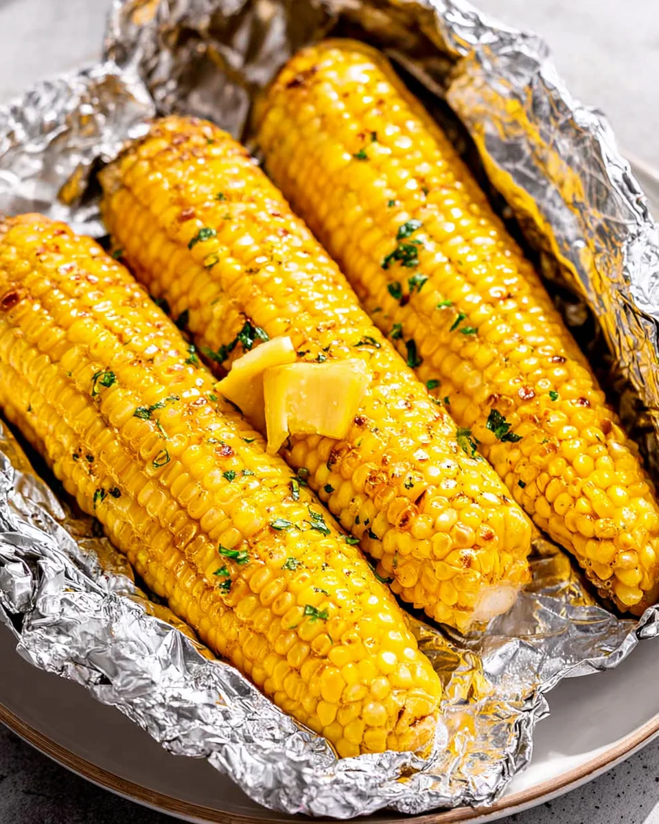 Grilled Corn on the Cob in Foil