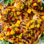 Grilled Mango Pineapple Chicken