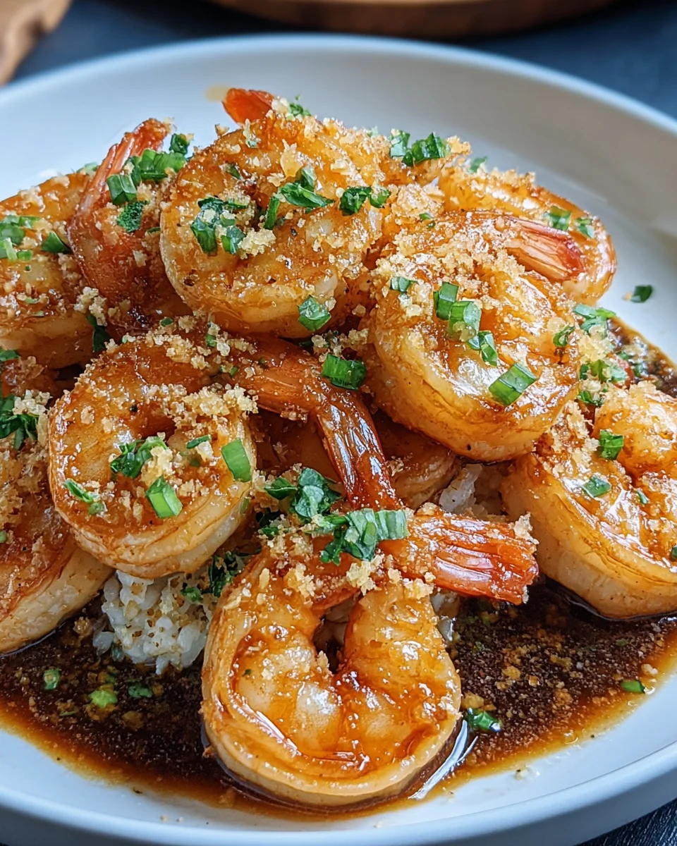 Hawaiian Garlic Shrimp