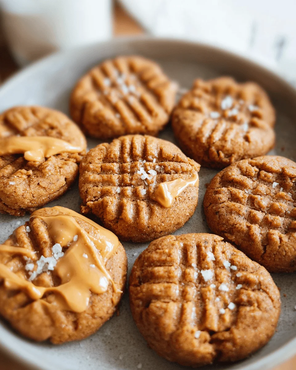 Healthy Peanut Butter Banana Cookies