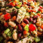 High-Protein Dense Bean Salad with Chicken 22 High-Protein Dense Bean Salad with Chicken