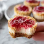 High Protein Healthy Strawberry Cheesecake Bites
