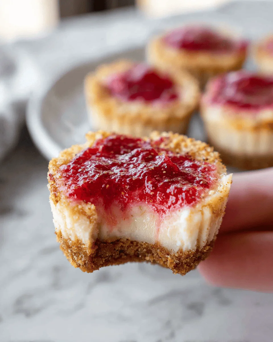 High Protein Healthy Strawberry Cheesecake Bites