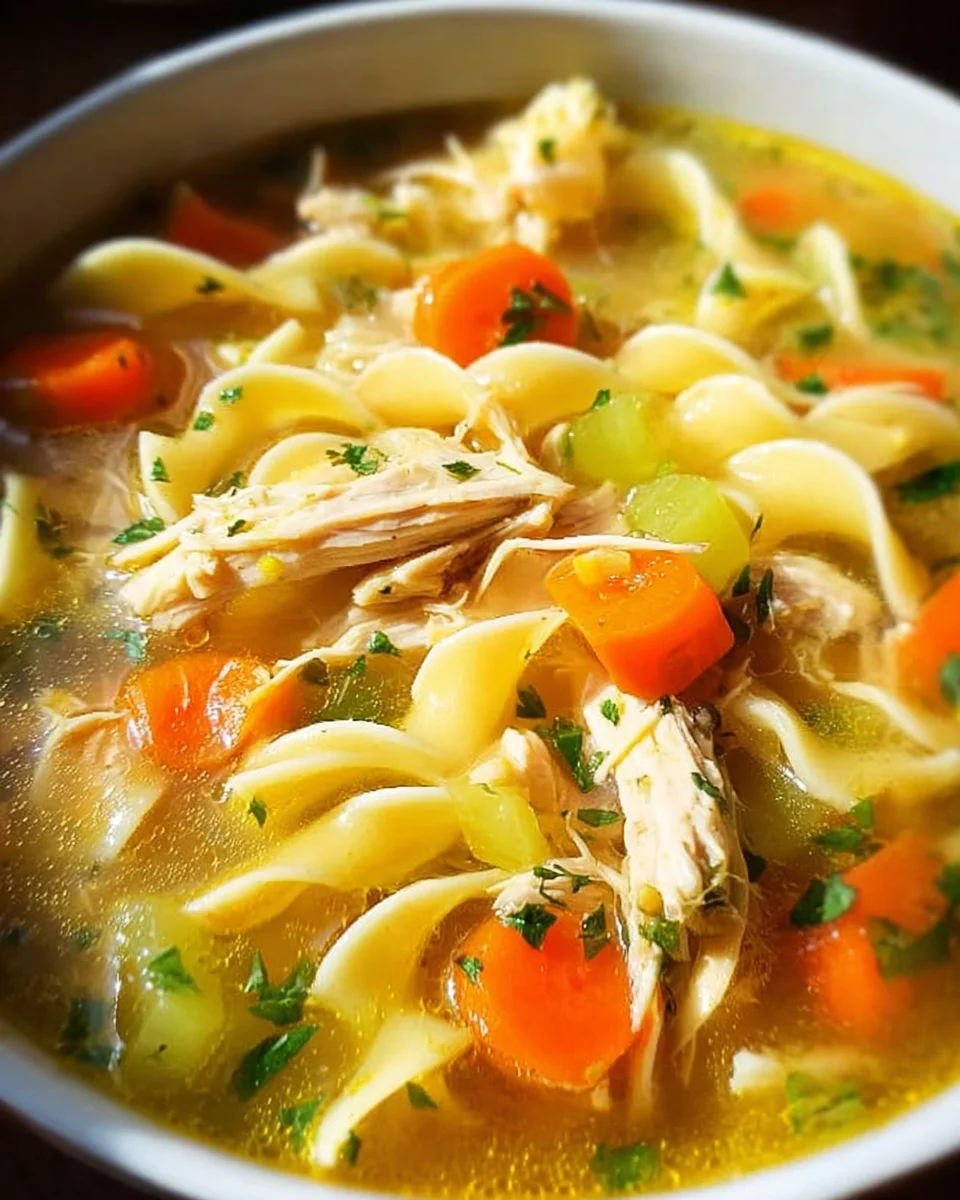 Homemade Chicken Noodle Soup