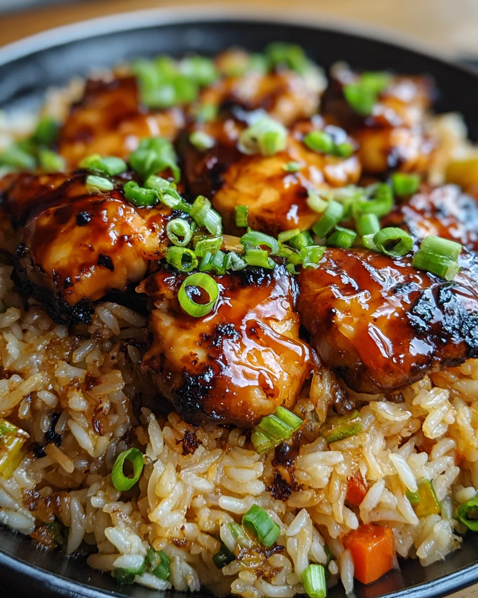 Honey BBQ Chicken Rice