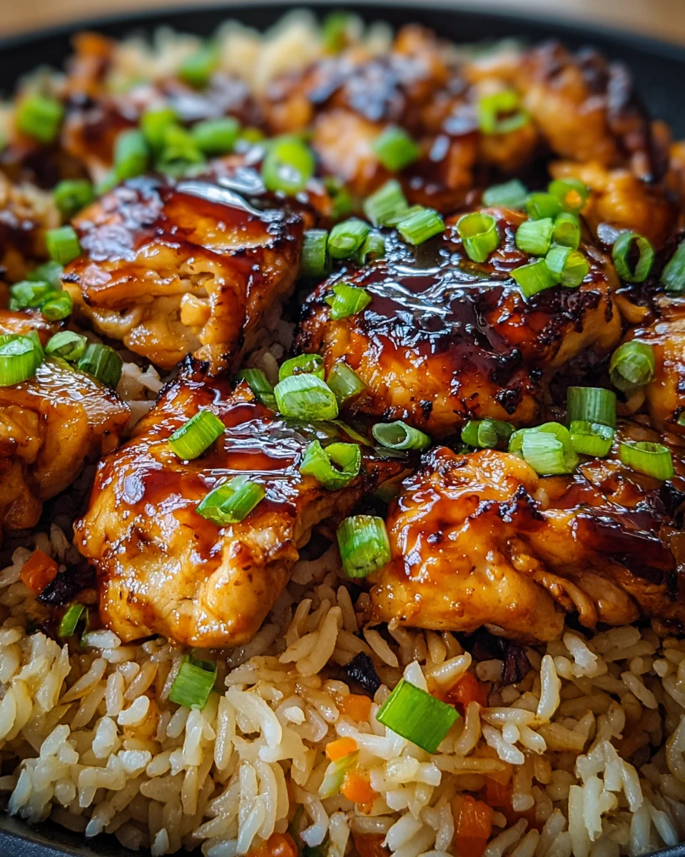 Honey BBQ Chicken Rice 26 Honey