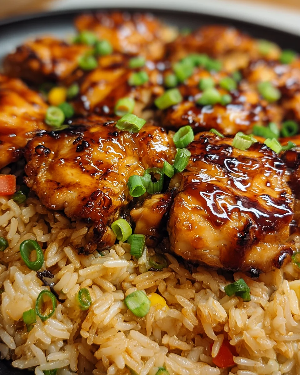 Honey BBQ Chicken Rice 27 Honey