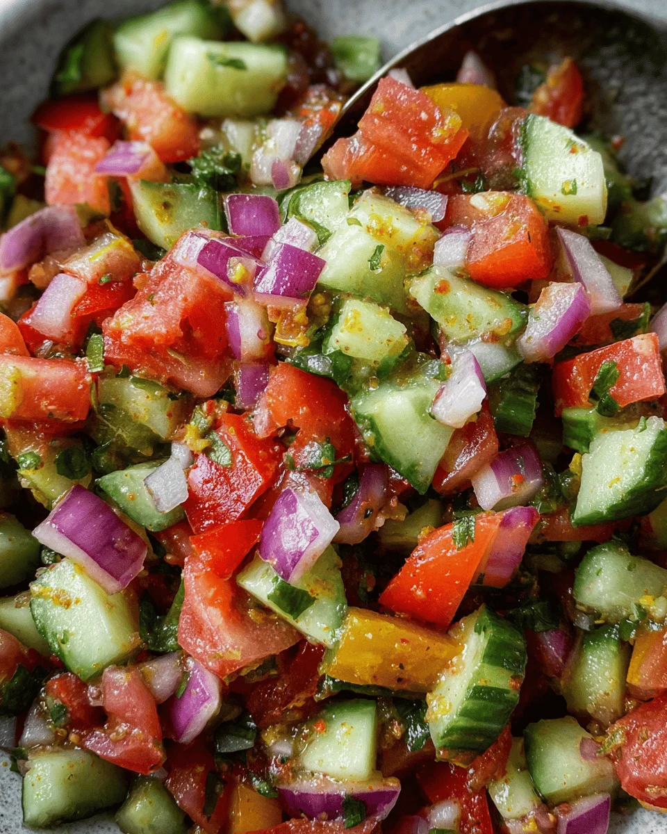 Indian Kachumber Salad