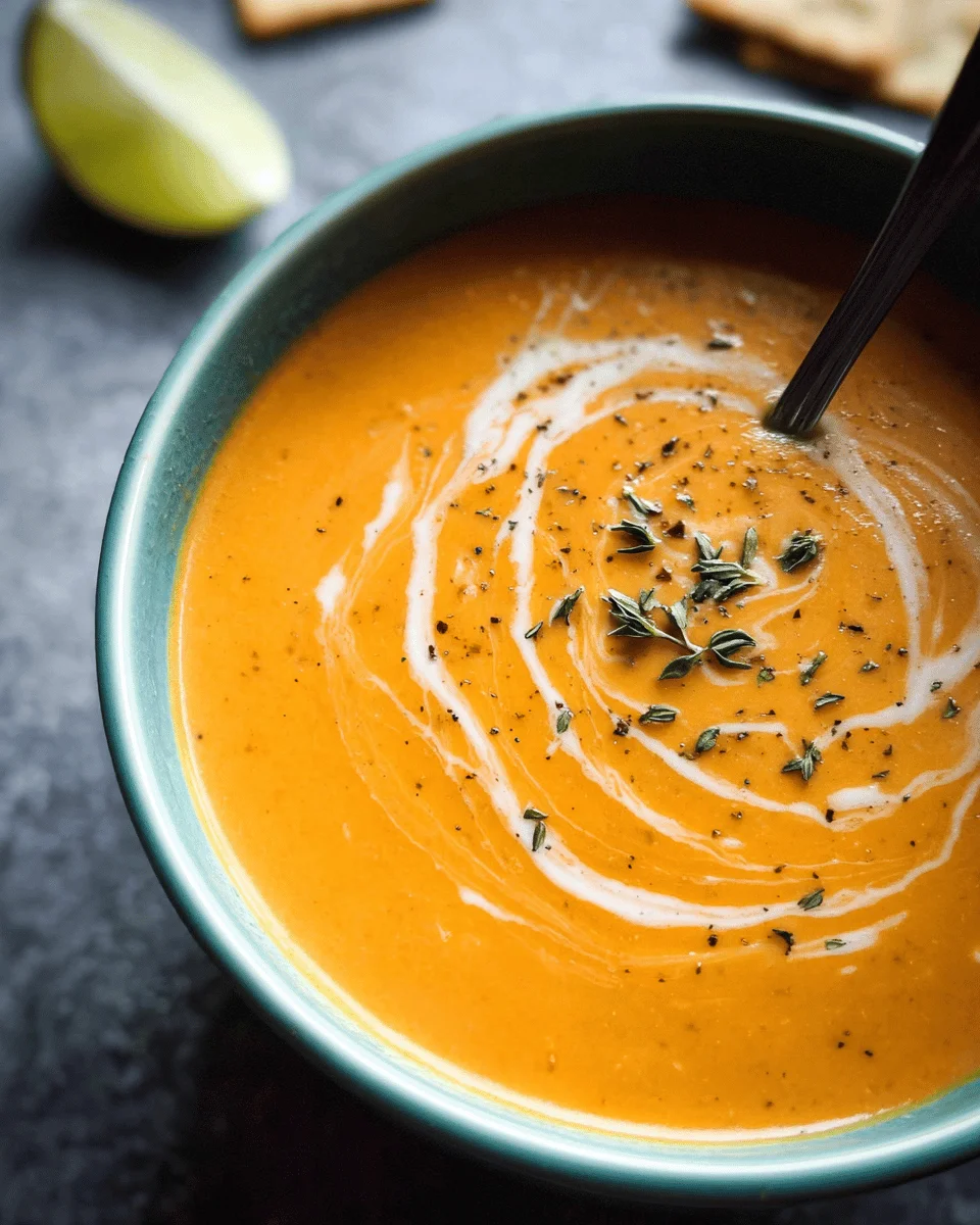 Instant Pot Carrot Ginger Soup (Vegan)