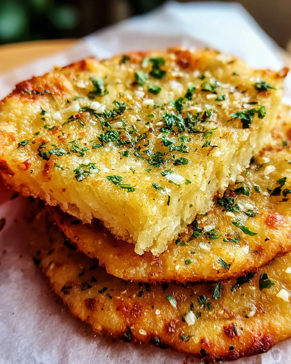 Keto Garlic Flatbread