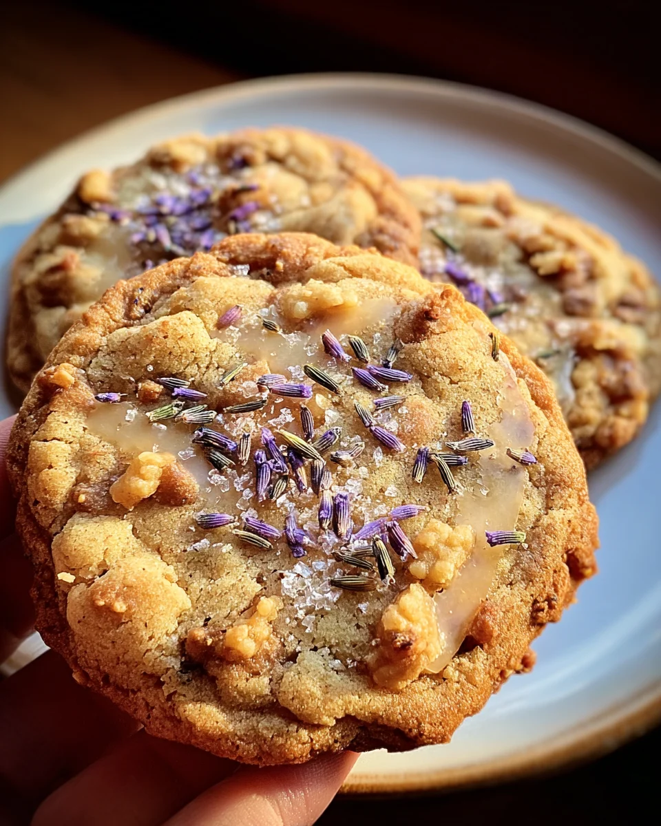 Lavender Honey Crunch Cookies