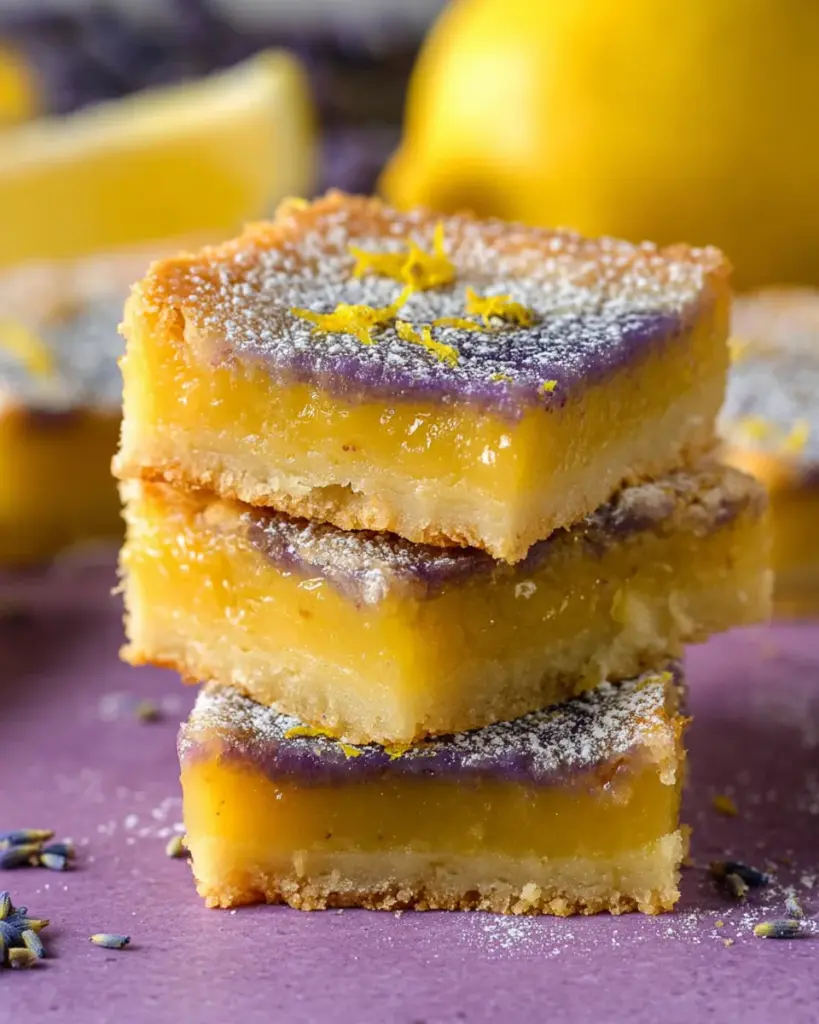 Lavender Lemon Bars
