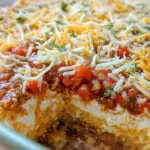 Layered Cream Cheese and Salsa Dip
