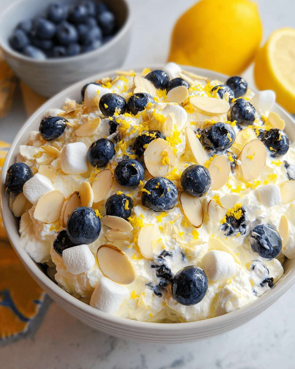 Lemon Blueberry Fluff