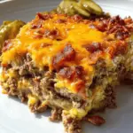 Low-Carb Bacon Cheeseburger Casserole