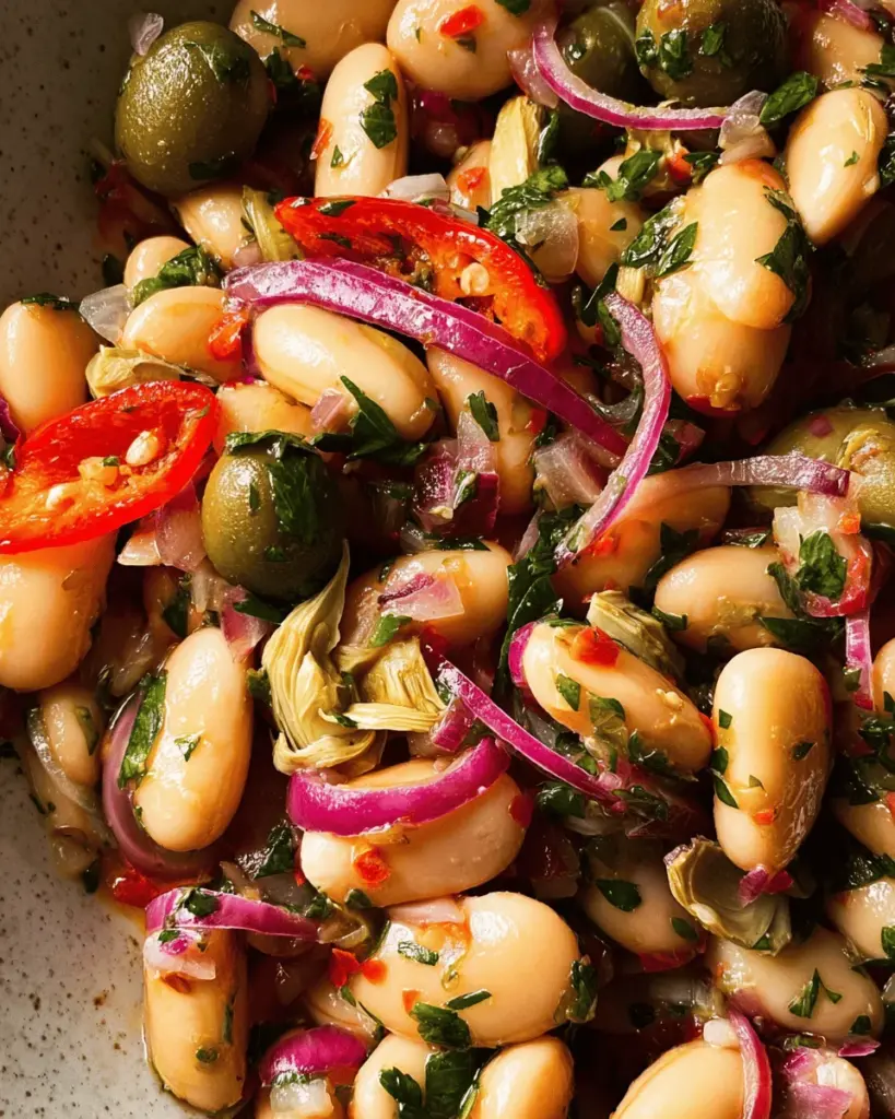 Marinated Butter Beans