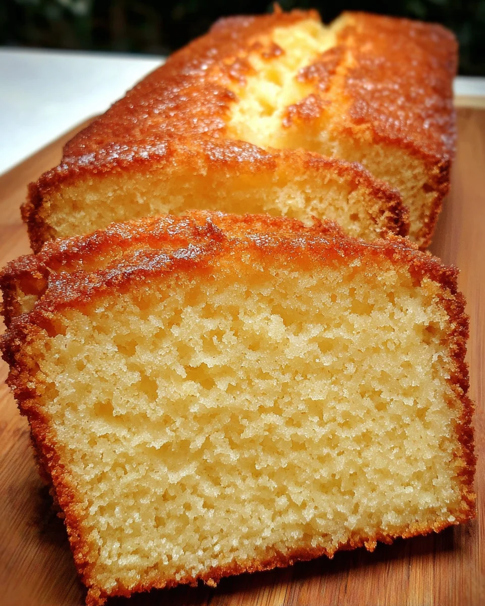 Moist Vanilla Pound