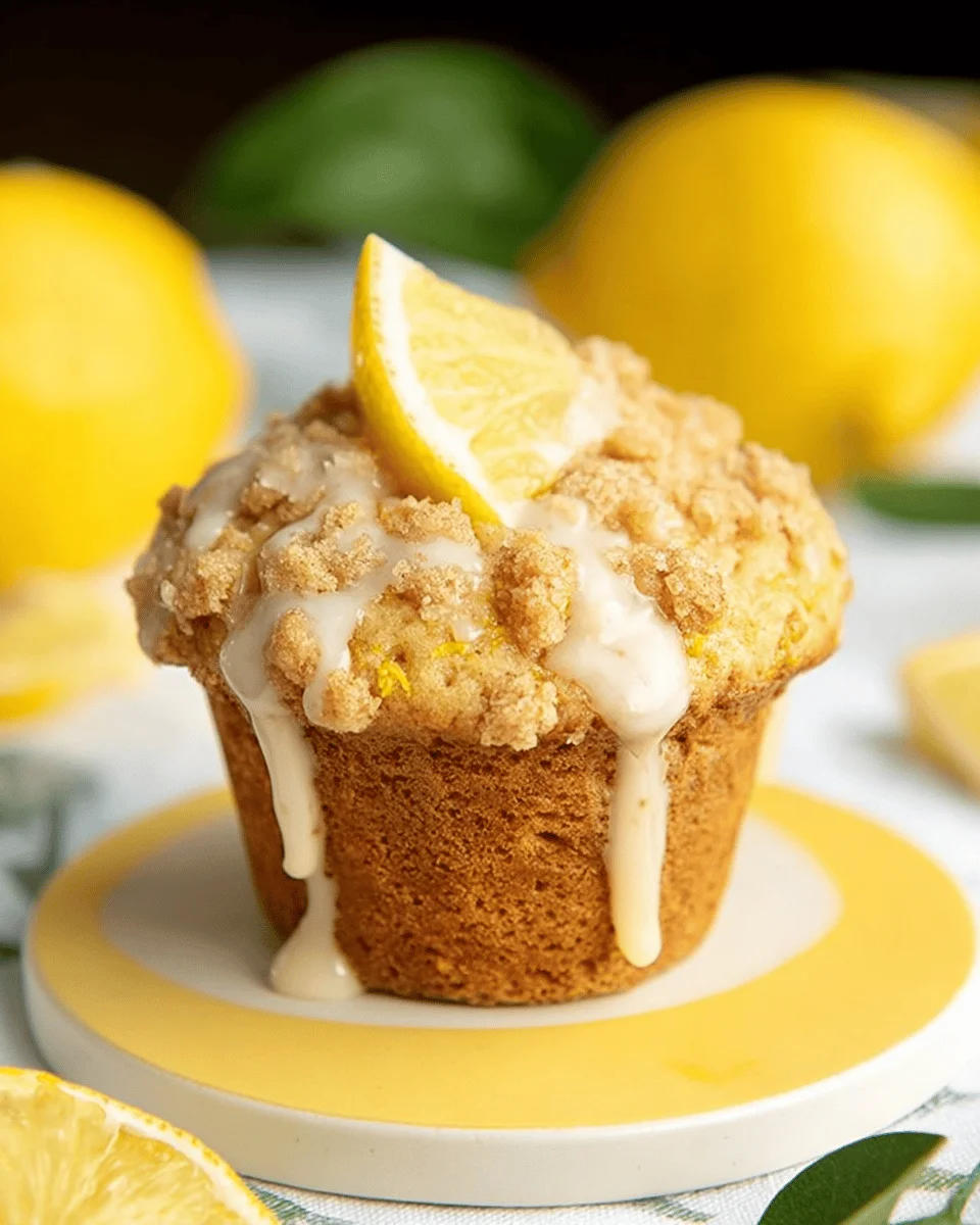 Moist Vegan Lemon Muffins