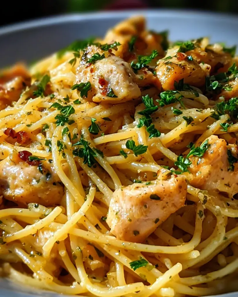 Monterey Chicken Spaghetti