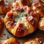 Mozzarella Pepperoni Croissant Rolls