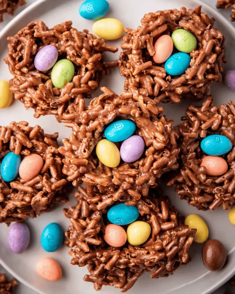 No-Bake Chocolate Bird Nests