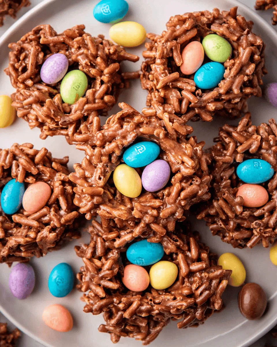 No-Bake Chocolate Bird Nests
