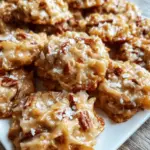 No-Bake Coconut Praline Cookies